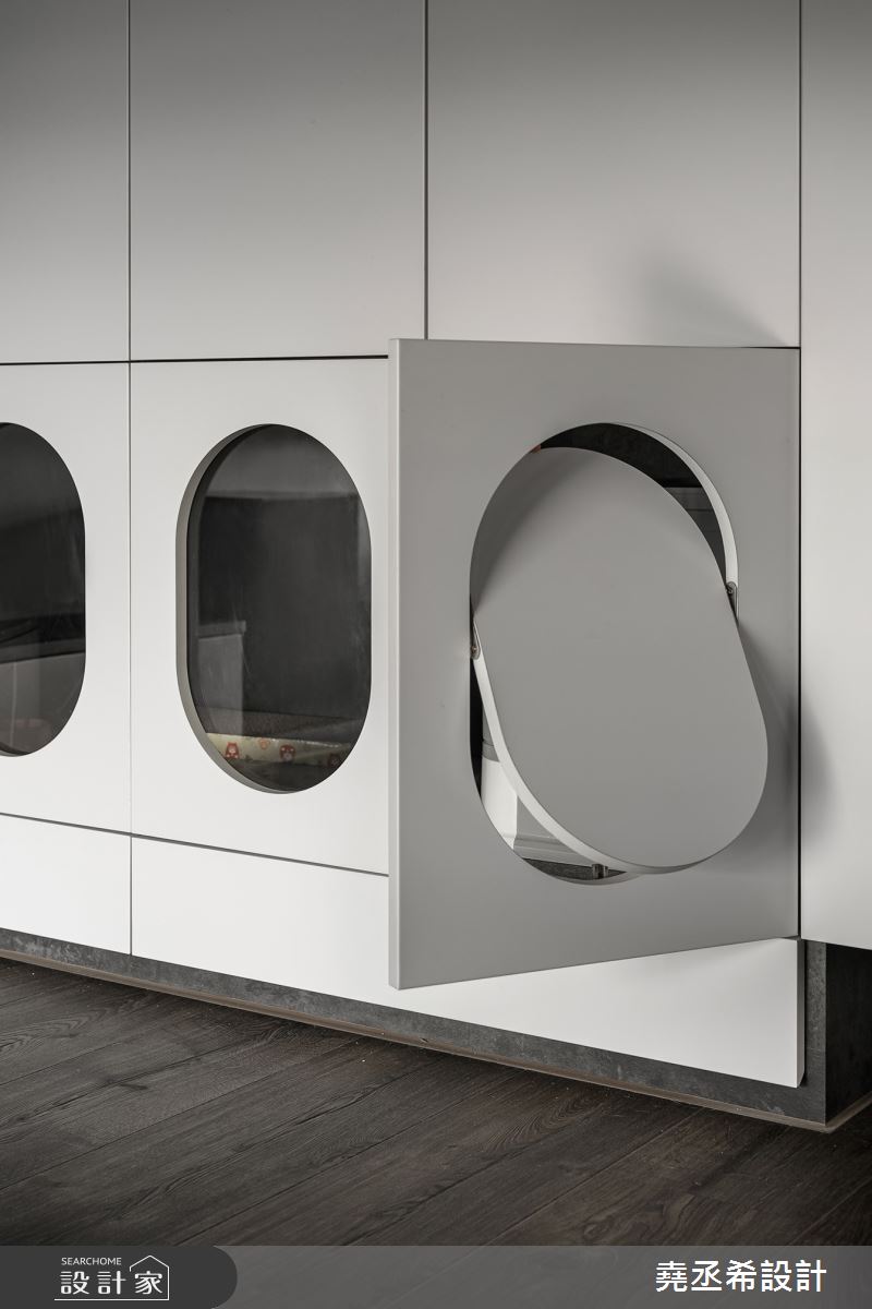 43坪新成屋(5年以下)＿現代風客廳寵物案例圖片＿堯丞希設計＿堯丞希_84之22