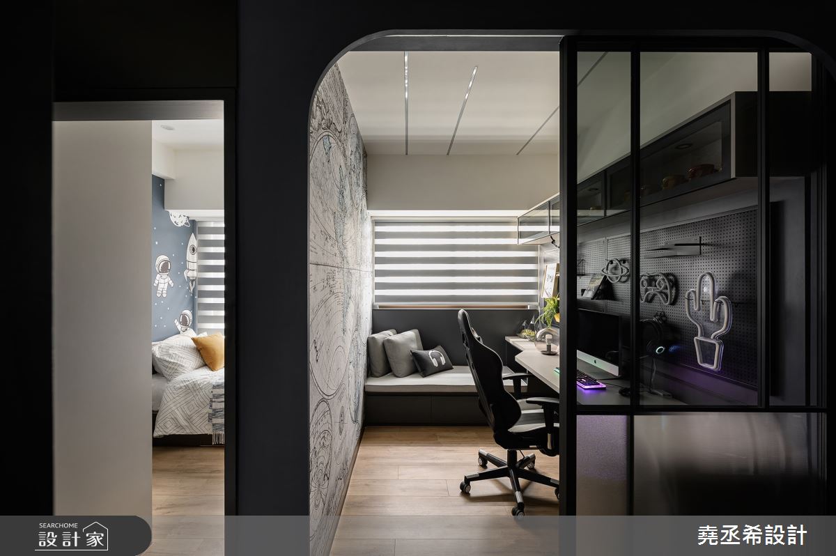 16坪新成屋(5年以下)＿現代風臥室書房工作區臥榻案例圖片＿堯丞希設計＿堯丞希_85之24
