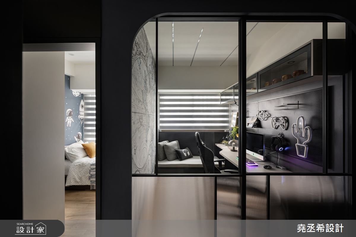 16坪新成屋(5年以下)＿現代風臥室書房工作區臥榻案例圖片＿堯丞希設計＿堯丞希_85之26
