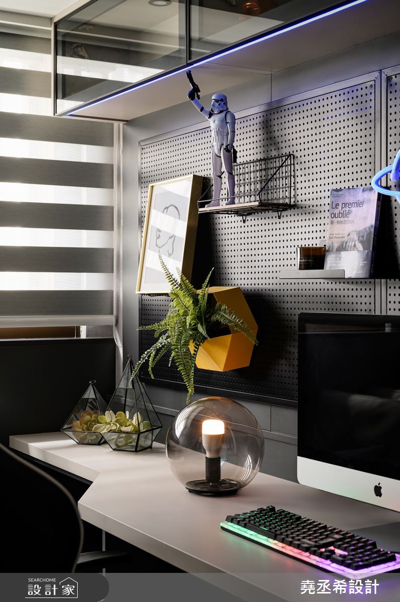 16坪新成屋(5年以下)＿現代風書房工作區案例圖片＿堯丞希設計＿堯丞希_85之30