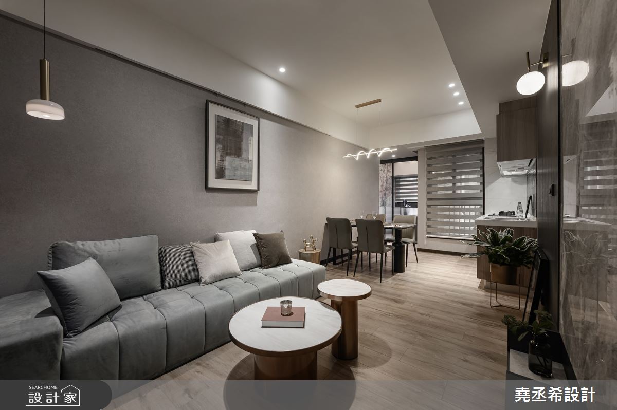 16坪新成屋(5年以下)＿現代風客廳餐廳廚房案例圖片＿堯丞希設計＿堯丞希_85之5