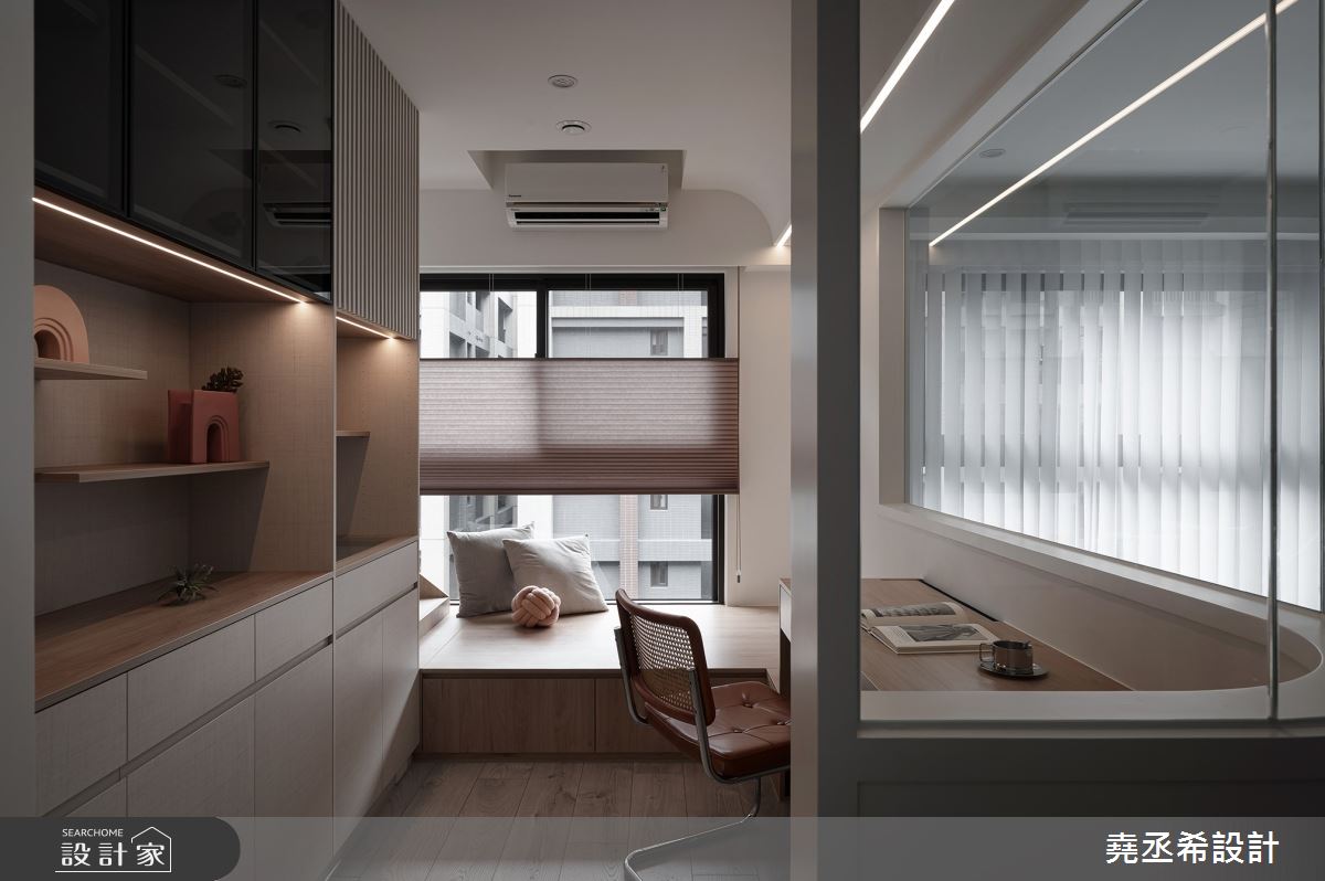 20坪新成屋(5年以下)＿北歐風書房臥榻案例圖片＿堯丞希設計＿堯丞希_91之22