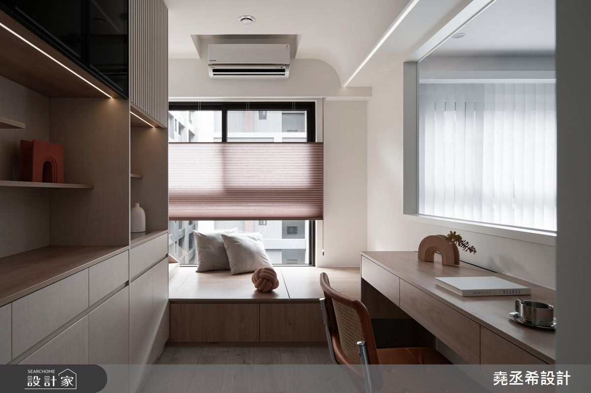 20坪新成屋(5年以下)＿北歐風書房臥榻案例圖片＿堯丞希設計＿堯丞希_91之28