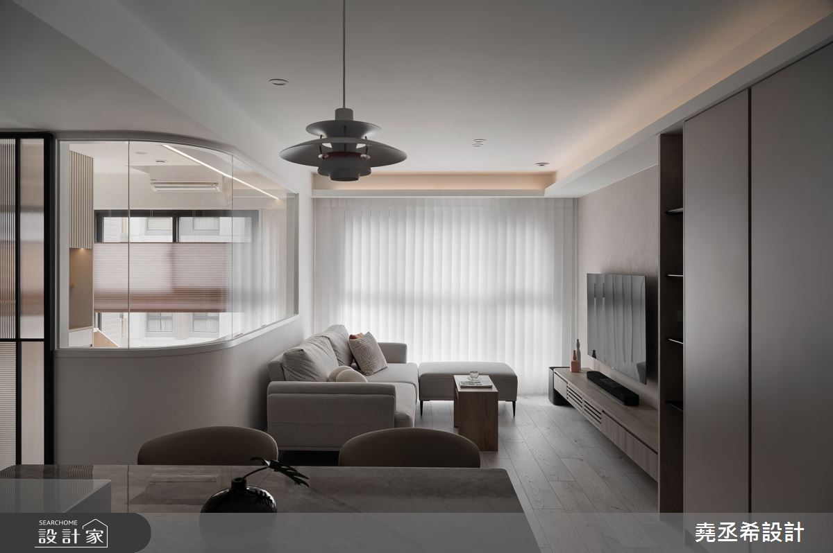 20坪新成屋(5年以下)＿北歐風客廳餐廳書房案例圖片＿堯丞希設計＿堯丞希_91之8