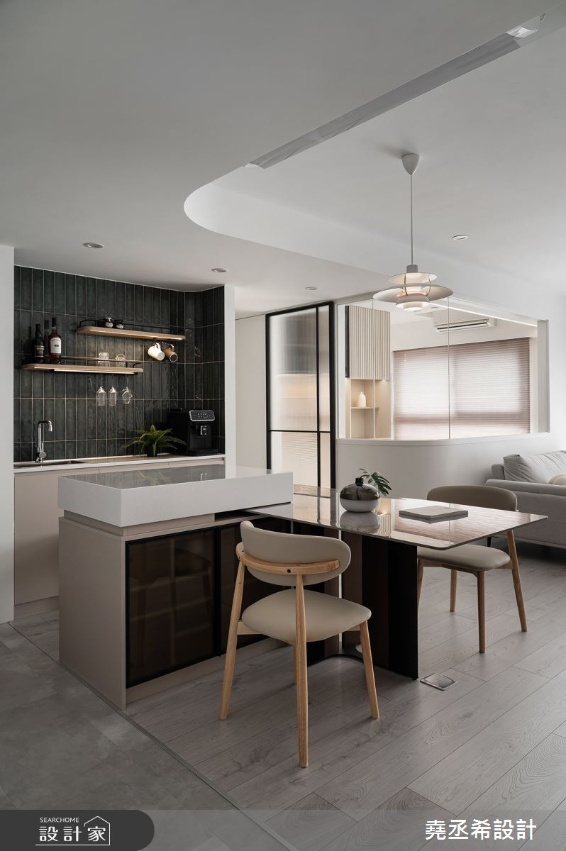 20坪新成屋(5年以下)＿北歐風餐廳中島案例圖片＿堯丞希設計＿堯丞希_91之7