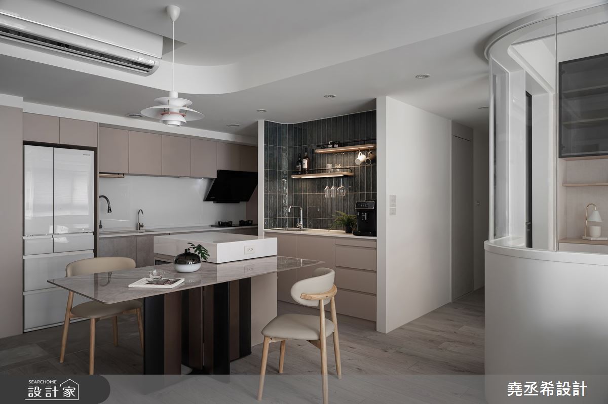 20坪新成屋(5年以下)＿北歐風餐廳廚房中島案例圖片＿堯丞希設計＿堯丞希_91之15