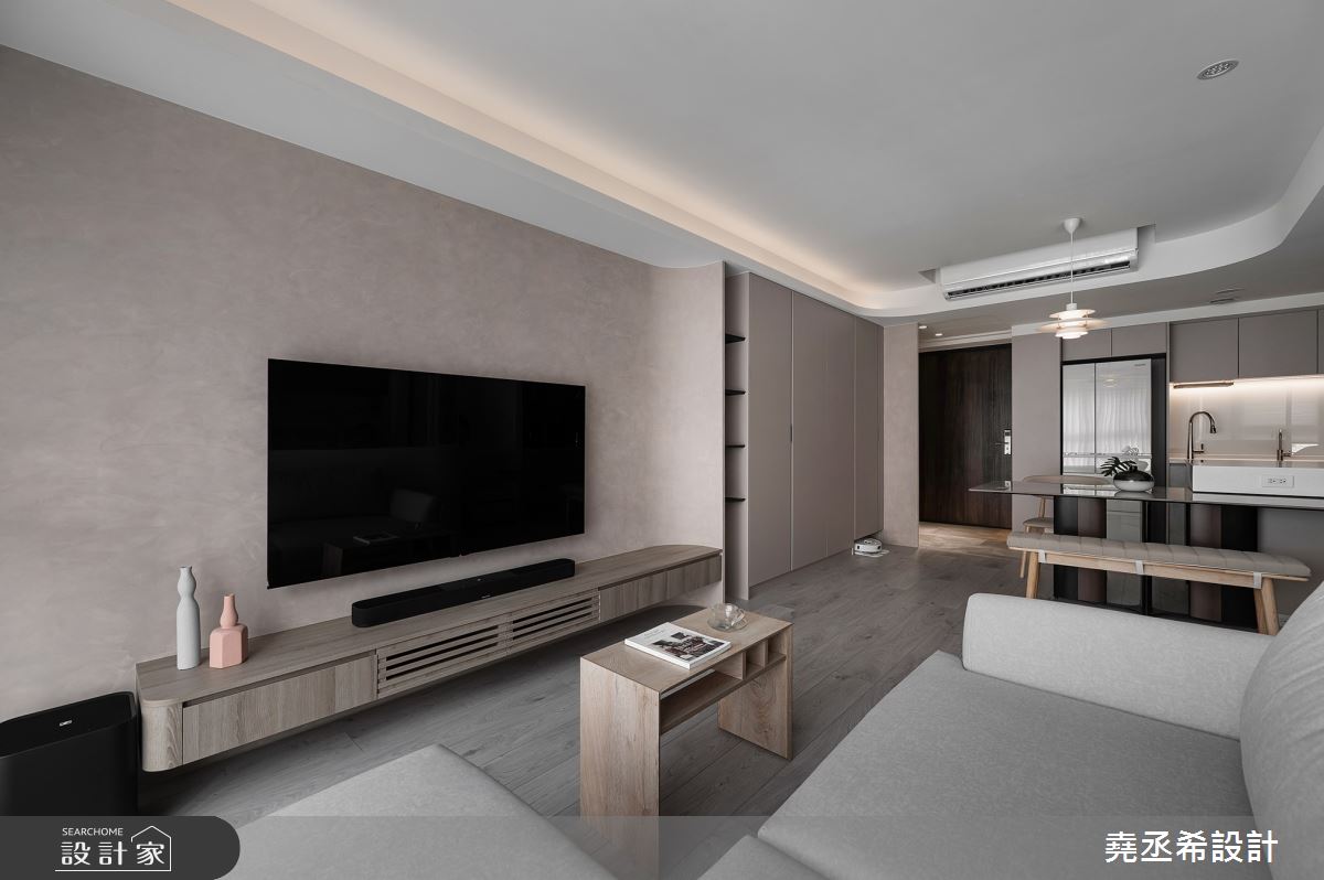 20坪新成屋(5年以下)＿北歐風玄關客廳餐廳廚房中島案例圖片＿堯丞希設計＿堯丞希_91之12