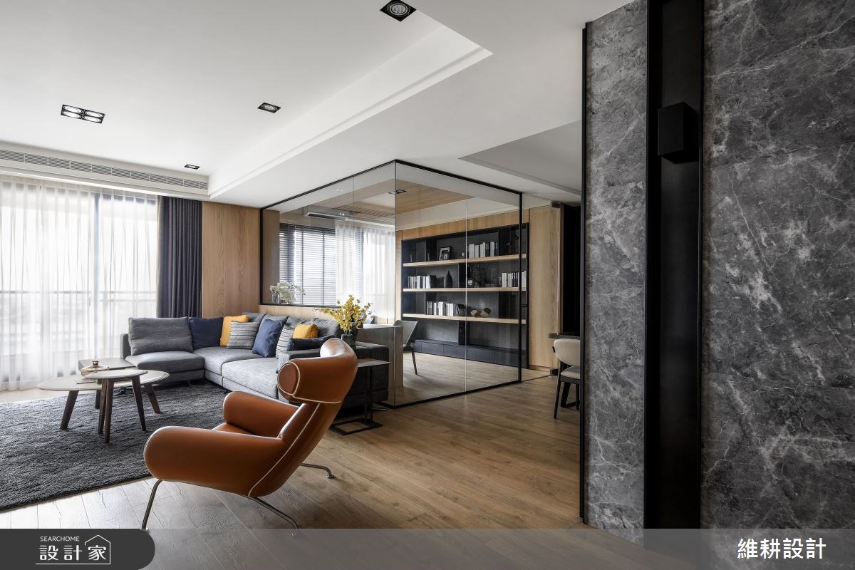 50坪新成屋(5年以下)＿休閒風客廳案例圖片＿維耕設計＿維耕_09之1