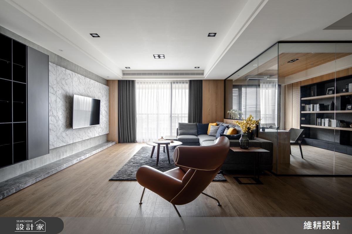 50坪新成屋(5年以下)＿休閒風客廳案例圖片＿維耕設計＿維耕_09之2