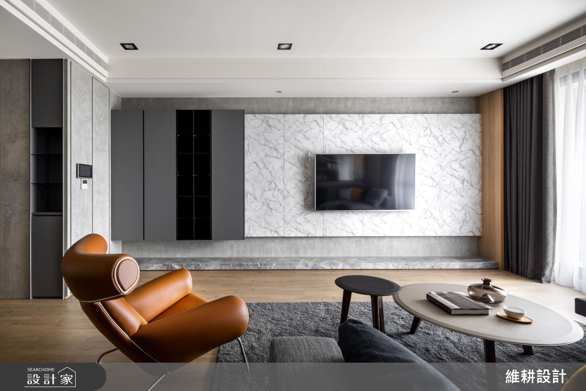 50坪新成屋(5年以下)＿休閒風客廳案例圖片＿維耕設計＿維耕_09之7