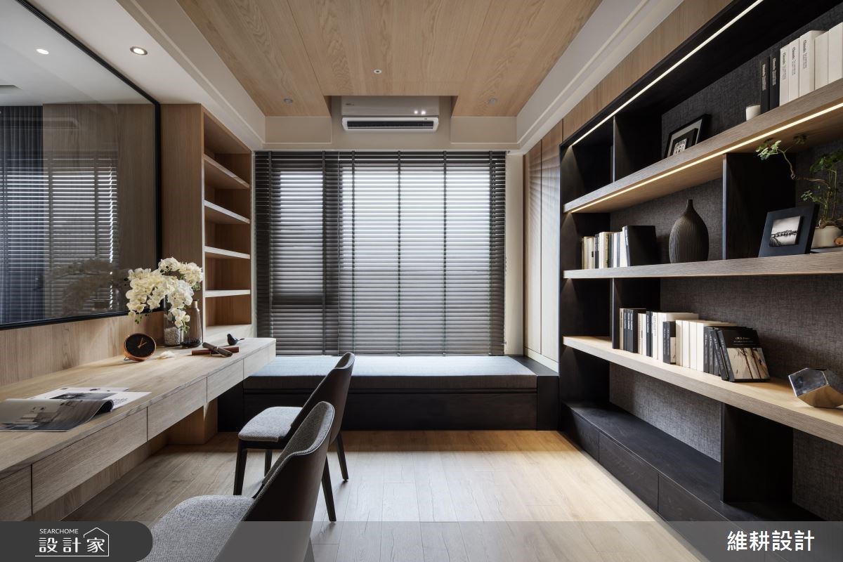 50坪新成屋(5年以下)＿休閒風書房臥榻案例圖片＿維耕設計＿維耕_09之3611