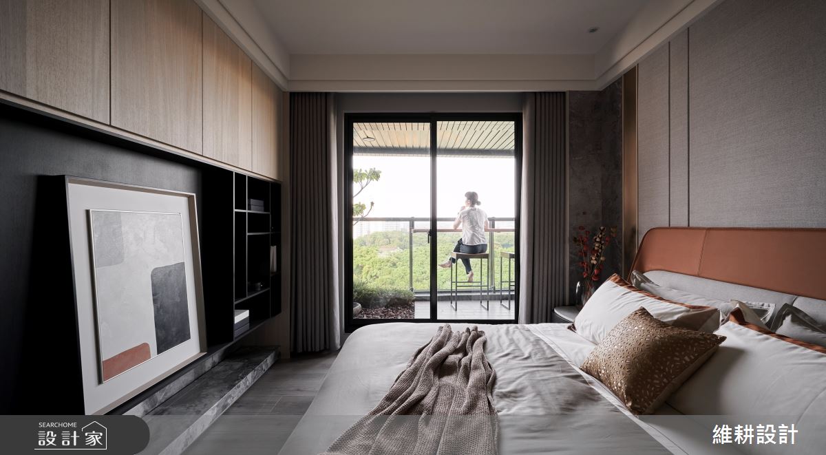 27坪新成屋(5年以下)＿現代風臥室陽台案例圖片＿維耕設計＿維耕_19之12