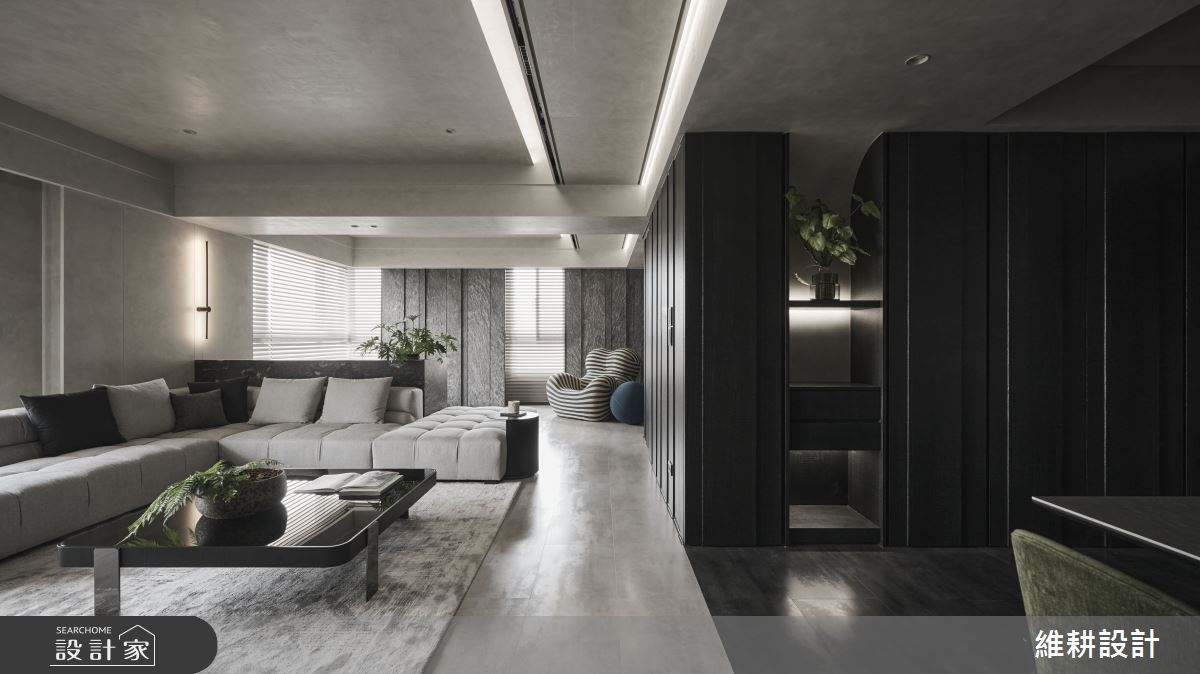 32坪新成屋(5年以下)＿奢華風客廳案例圖片＿維耕設計＿維耕_22之1