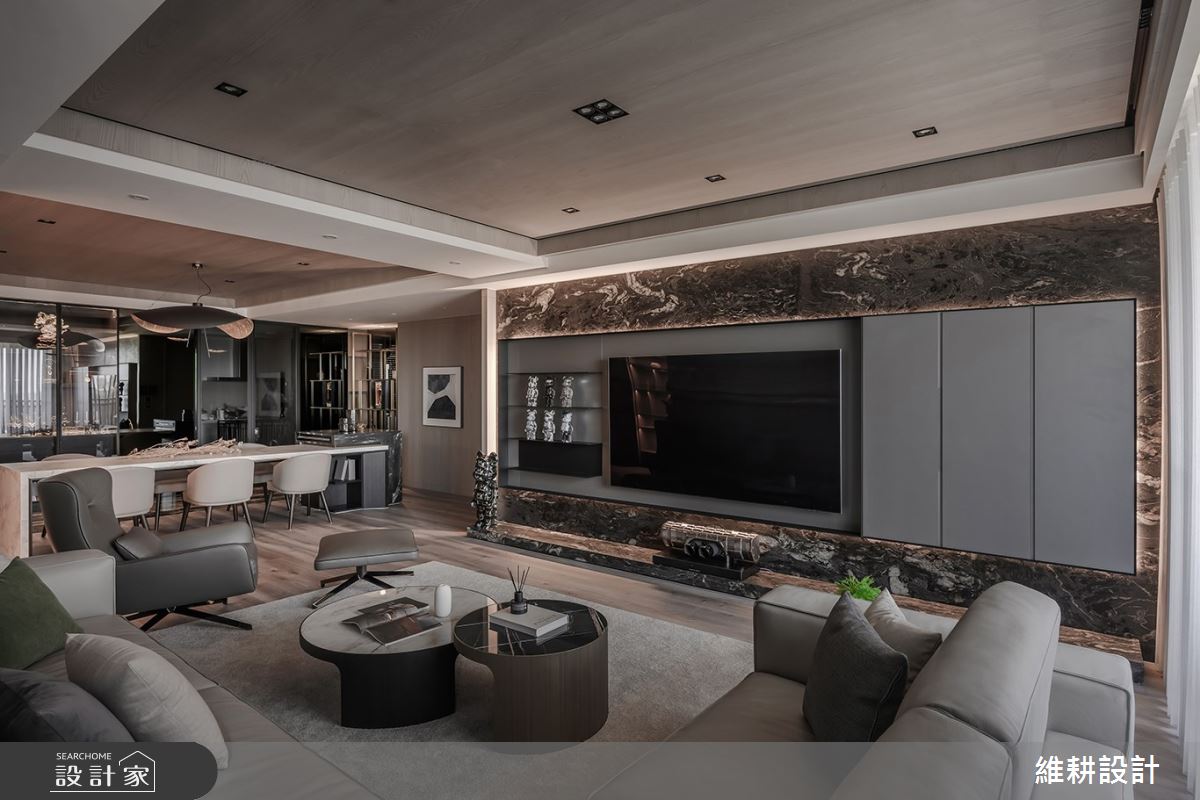46坪新成屋(5年以下)＿奢華風客廳餐廳案例圖片＿維耕設計＿維耕_24之2