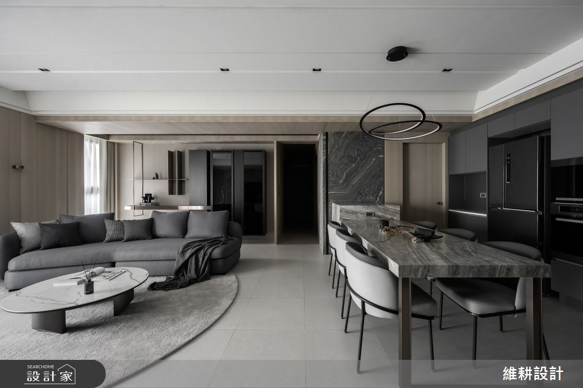 25坪新成屋(5年以下)＿現代風客廳餐廳案例圖片＿維耕設計＿維耕_25之2