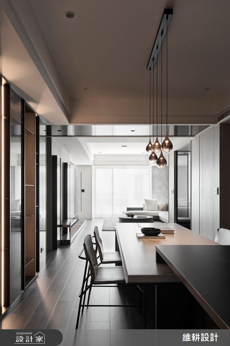 38坪新成屋(5年以下)＿現代風客廳餐廳中島案例圖片＿維耕設計＿維耕_31之7