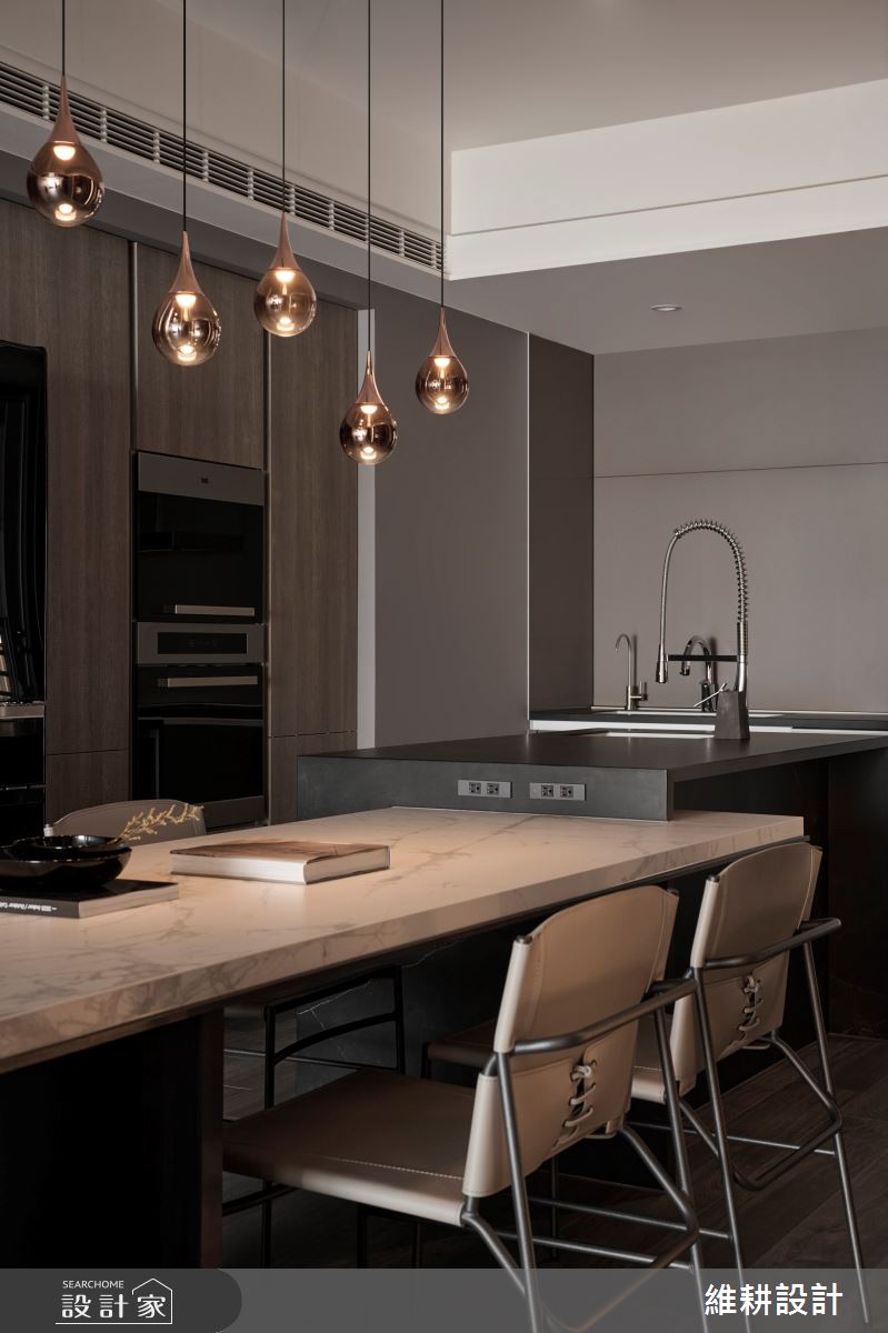 38坪新成屋(5年以下)＿現代風餐廳中島案例圖片＿維耕設計＿維耕_31之6