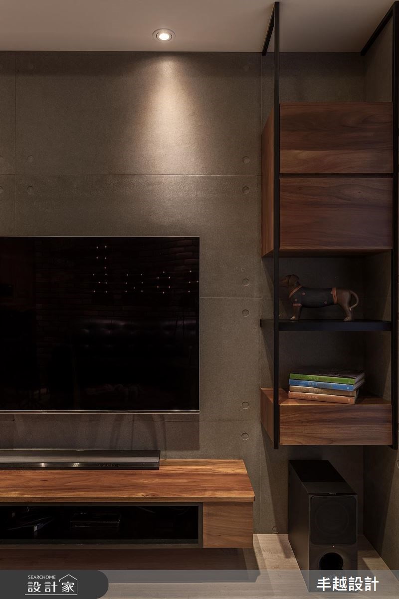 32坪新成屋(5年以下)＿工業風客廳案例圖片＿丰越設計＿丰越_11之5