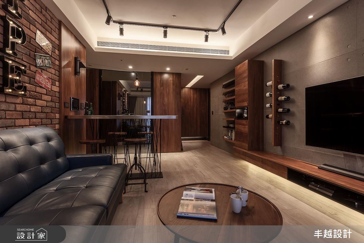 32坪新成屋(5年以下)＿工業風客廳案例圖片＿丰越設計＿丰越_11之11