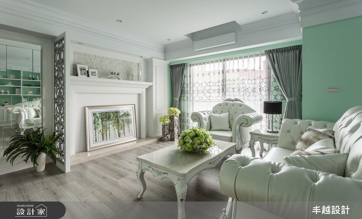43坪新成屋(5年以下)＿新古典客廳案例圖片＿丰越設計＿丰越_13之4