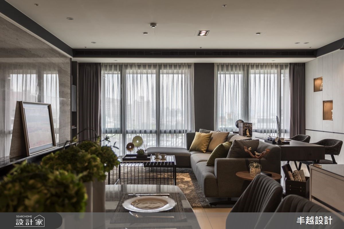 62坪新成屋(5年以下)＿現代風客廳案例圖片＿丰越設計＿丰越_24之6