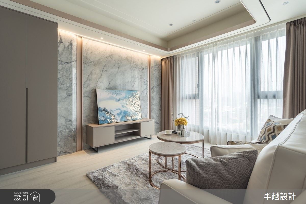 41坪新成屋(5年以下)＿混搭風客廳案例圖片＿丰越設計＿丰越_31之7