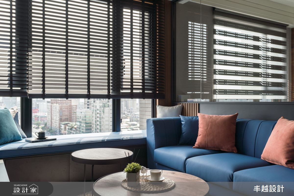 27坪新成屋(5年以下)＿現代風客廳臥榻案例圖片＿丰越設計＿丰越_29之2
