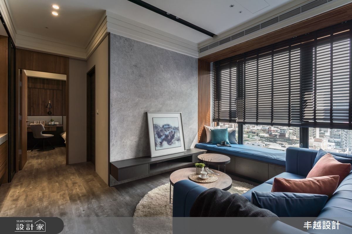 27坪新成屋(5年以下)＿現代風客廳臥榻案例圖片＿丰越設計＿丰越_29之7