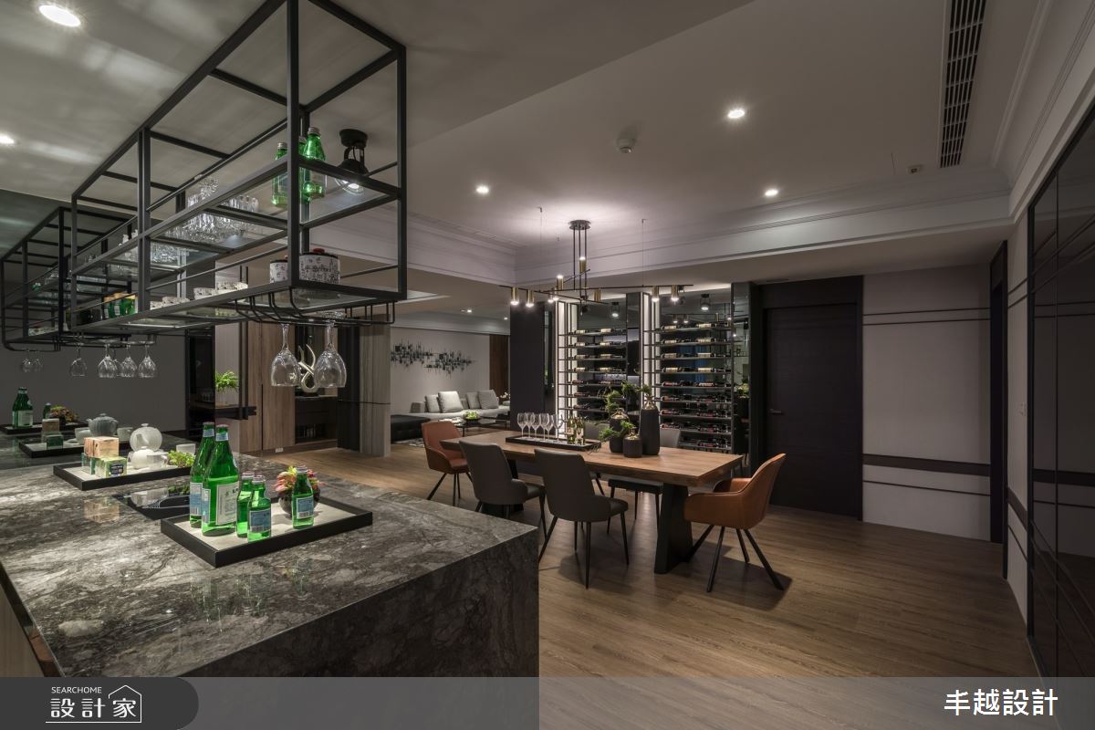 85坪新成屋(5年以下)＿現代風吧檯案例圖片＿丰越設計＿丰越_36之7