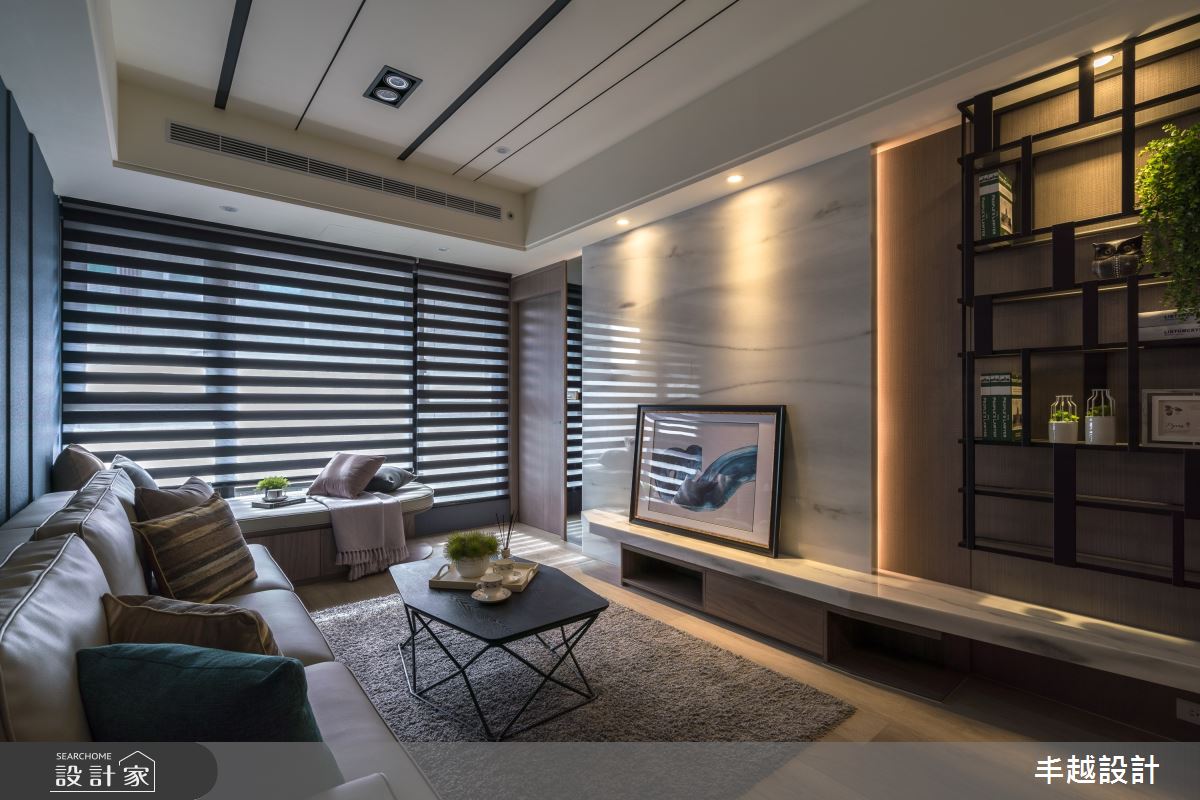 38坪新成屋(5年以下)＿混搭風客廳案例圖片＿丰越設計＿丰越_40之5