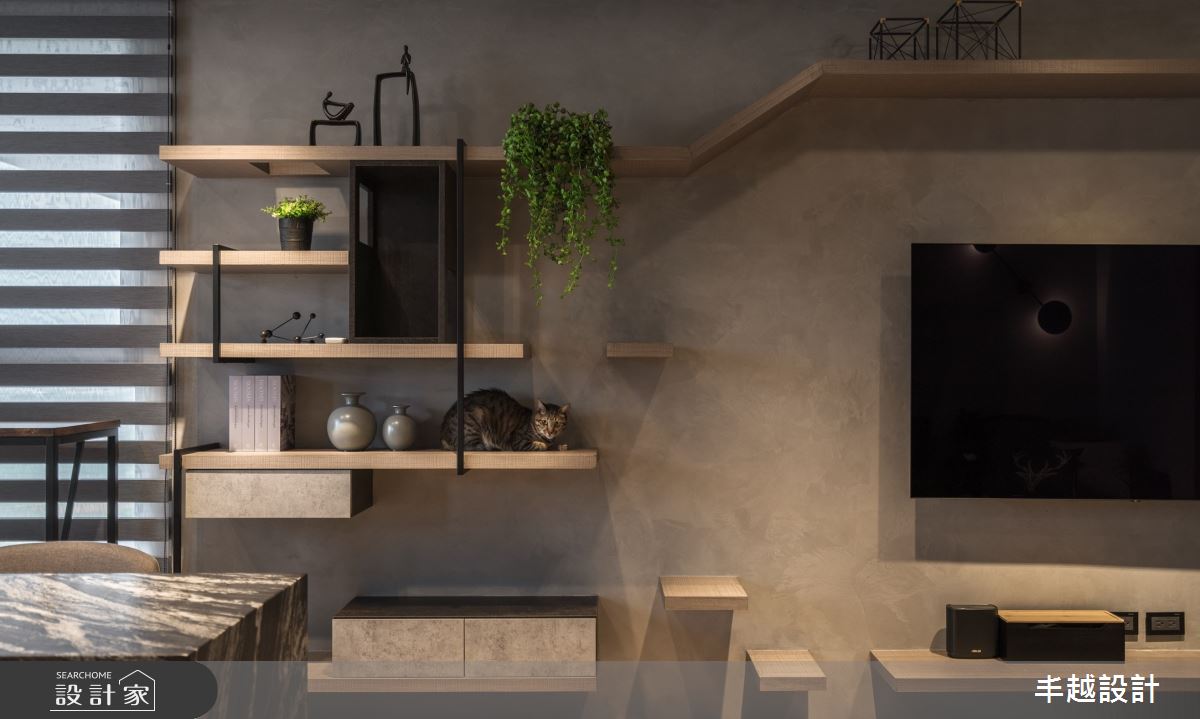 38坪新成屋(5年以下)＿工業風客廳案例圖片＿丰越設計＿丰越_51之5