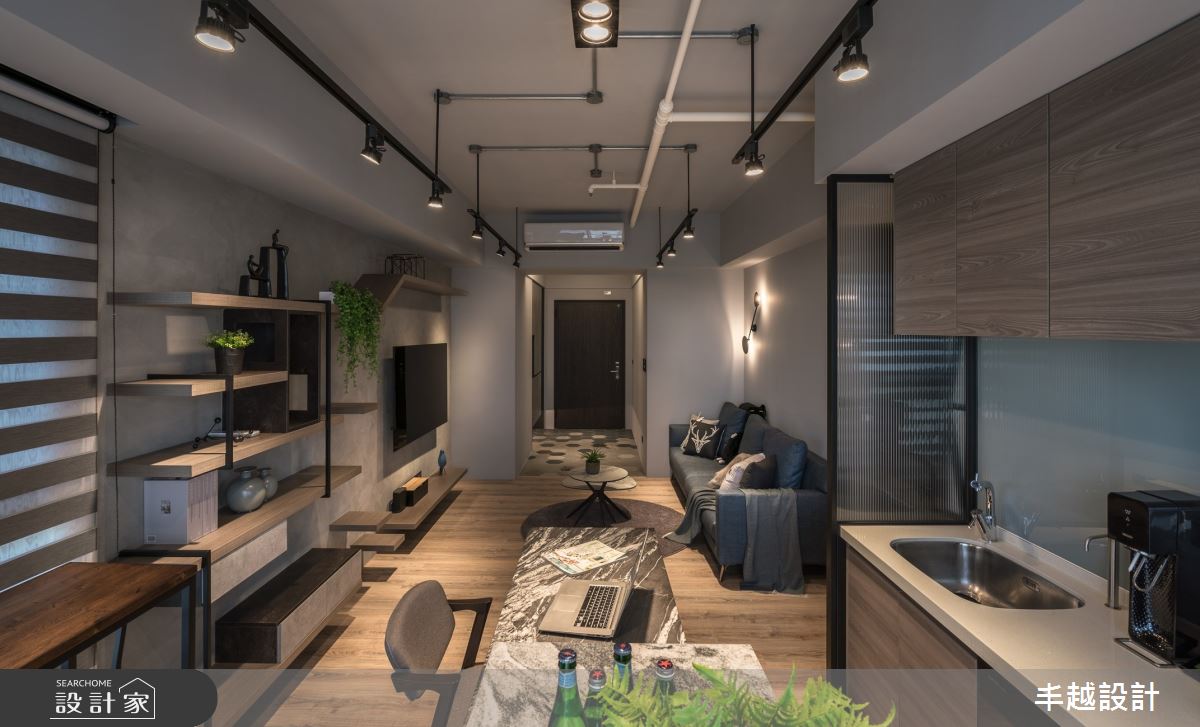 38坪新成屋(5年以下)＿工業風餐廳廚房案例圖片＿丰越設計＿丰越_51之9