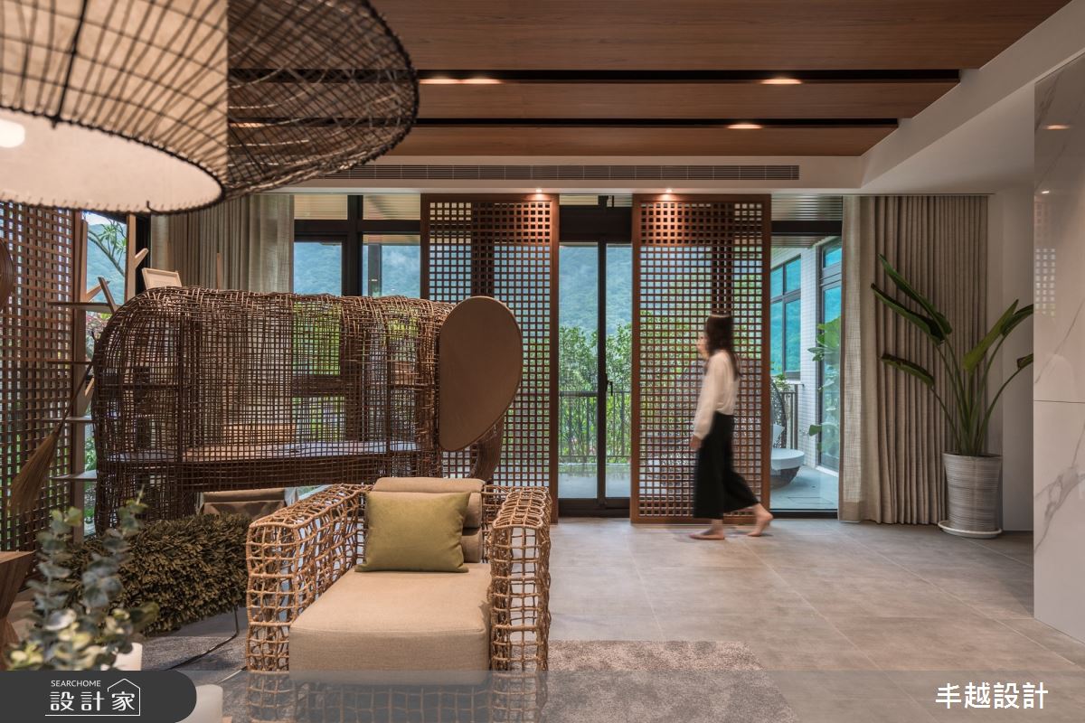120坪新成屋(5年以下)＿休閒南洋風客廳案例圖片＿丰越設計＿丰越_54之2