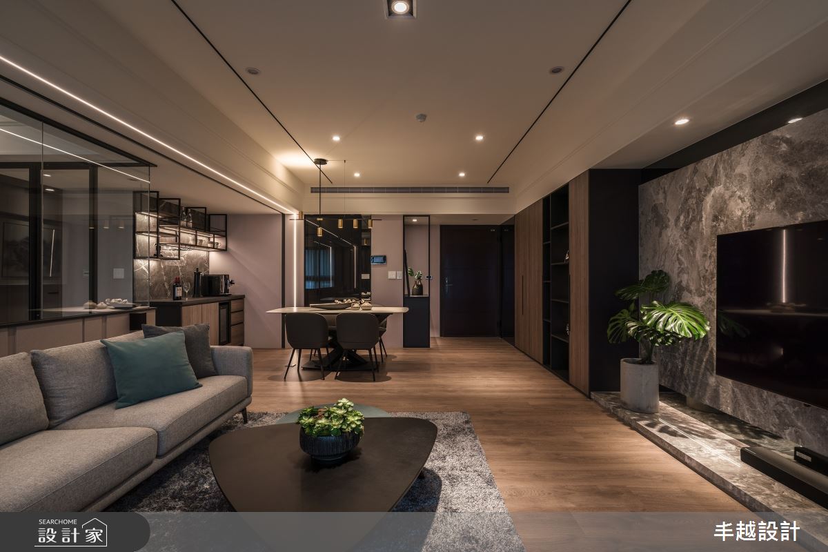 38坪新成屋(5年以下)＿現代風客廳餐廳案例圖片＿丰越設計＿丰越_57之5