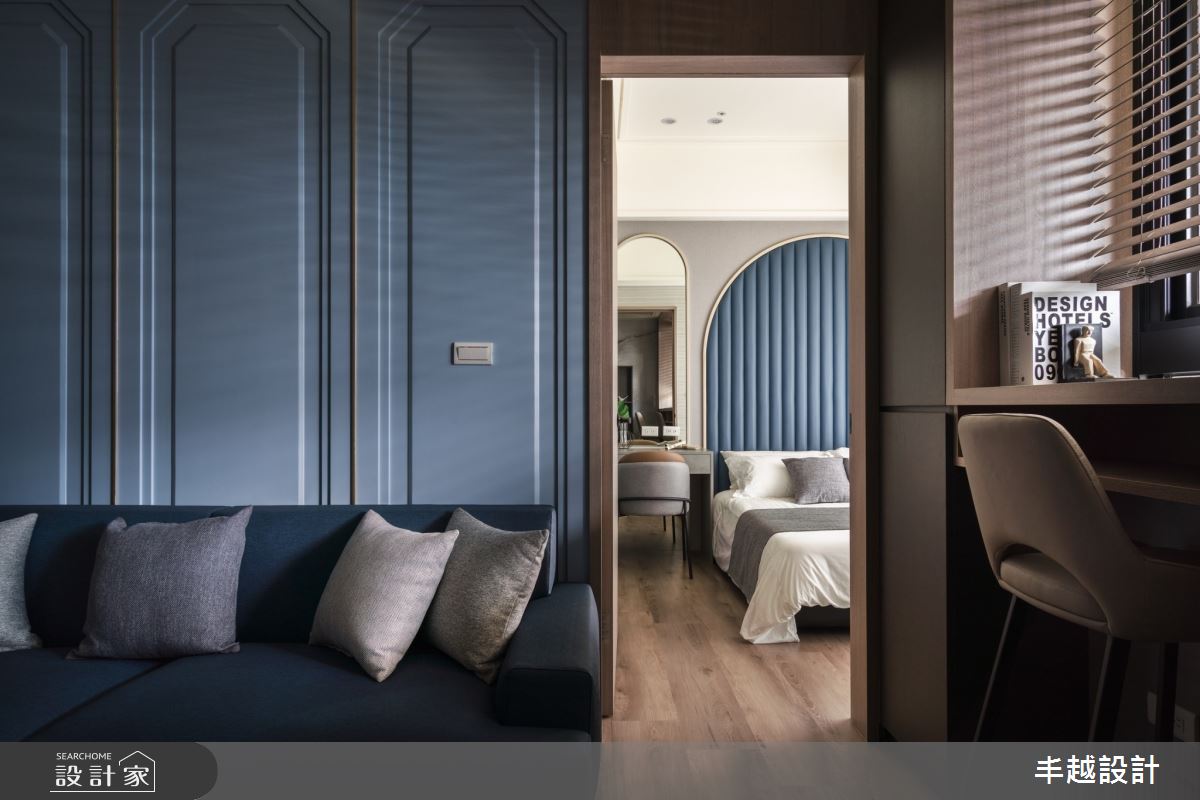 12坪新成屋(5年以下)＿現代風客廳臥室工作區案例圖片＿丰越設計＿丰越_60之11