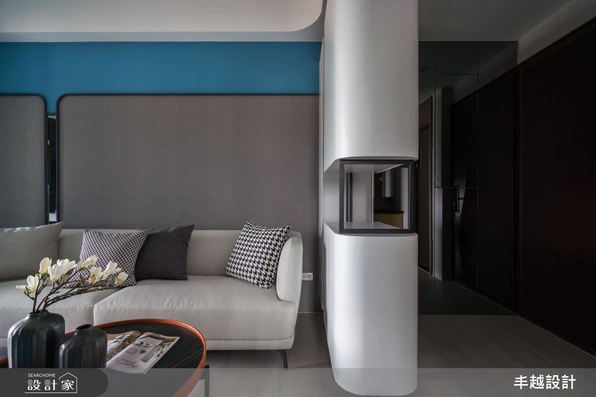 12坪新成屋(5年以下)＿現代風玄關客廳案例圖片＿丰越設計＿丰越_61之3