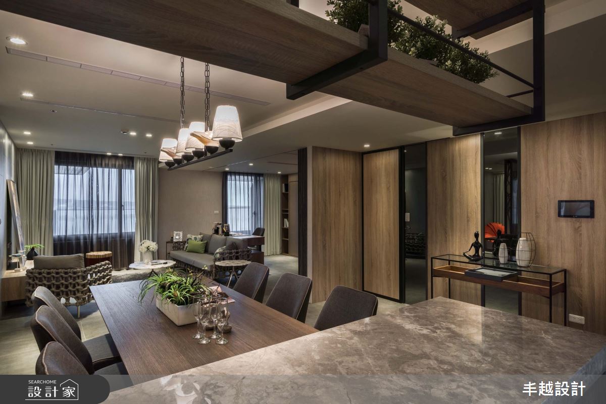 30坪新成屋(5年以下)＿現代休閒客廳餐廳案例圖片＿丰越設計＿丰越_68之6