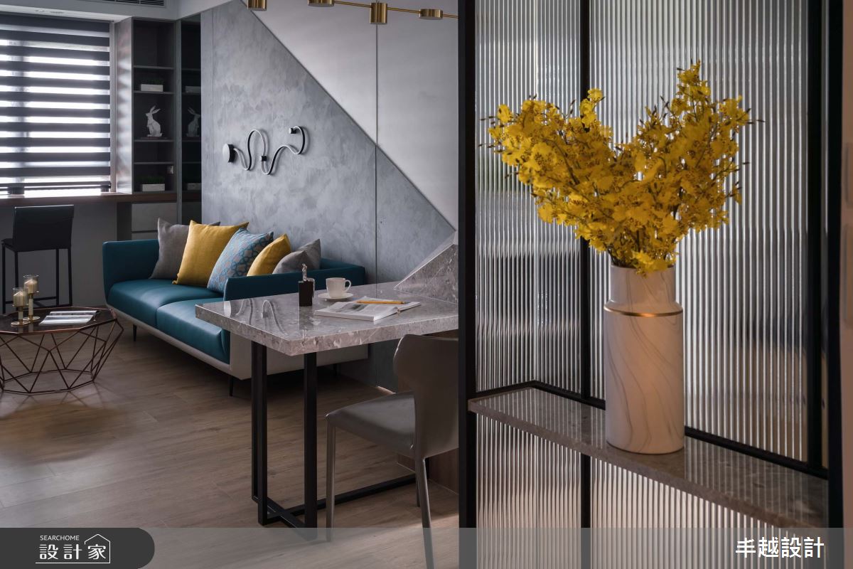 12坪新成屋(5年以下)＿現代風玄關客廳餐廳案例圖片＿丰越設計＿丰越_69之1