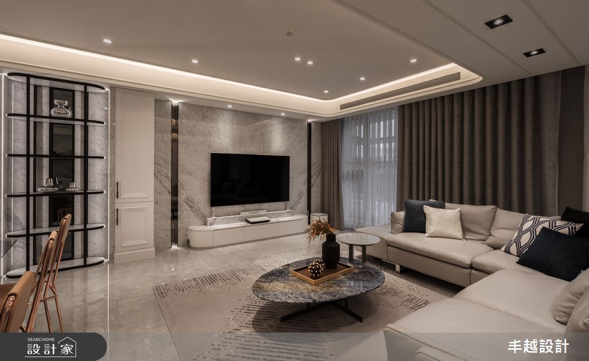 35坪新成屋(5年以下)＿新古典客廳案例圖片＿丰越設計＿丰越_72之12