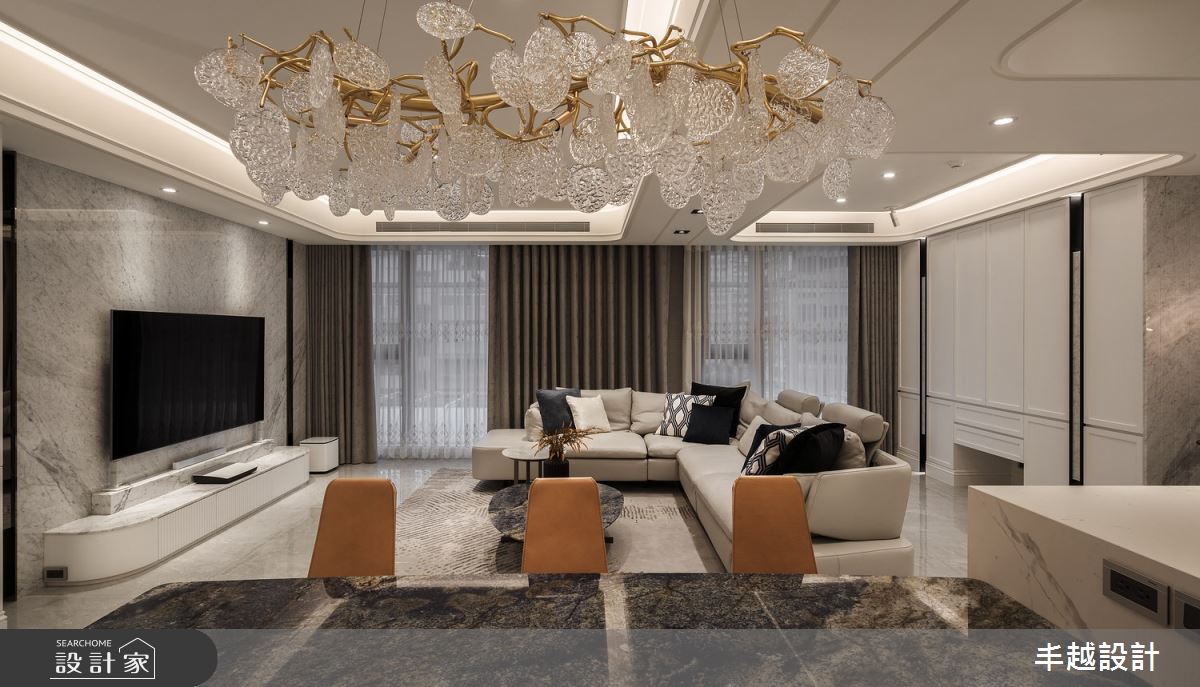 35坪新成屋(5年以下)＿新古典客廳餐廳案例圖片＿丰越設計＿丰越_72之13