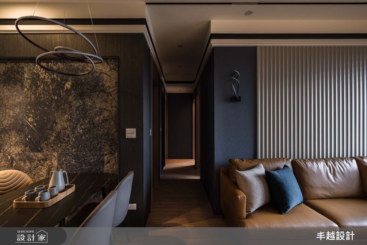 18坪新成屋(5年以下)＿現代飯店風客廳餐廳走廊案例圖片＿丰越設計＿丰越_74之9