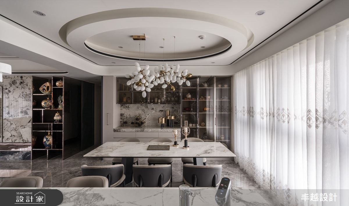 70坪新成屋(5年以下)＿現代輕奢風餐廳案例圖片＿丰越設計＿丰越_77之14
