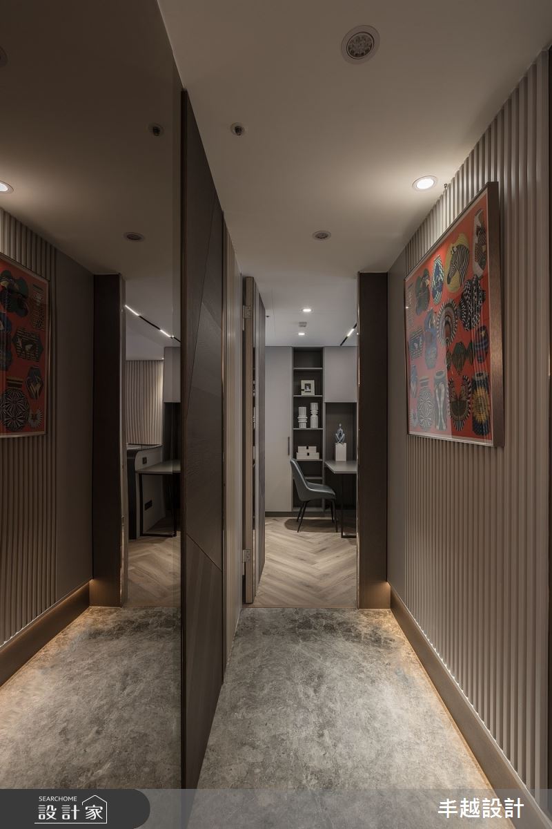 70坪新成屋(5年以下)＿現代輕奢風臥室走廊案例圖片＿丰越設計＿丰越_77之42