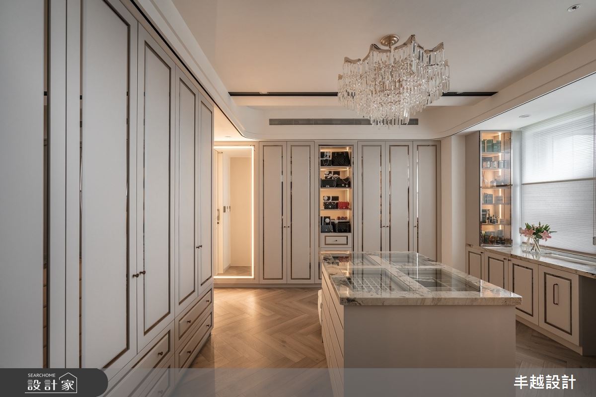 70坪新成屋(5年以下)＿現代輕奢風更衣間案例圖片＿丰越設計＿丰越_77之37