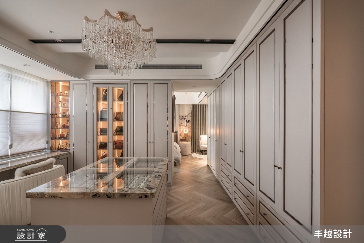 70坪新成屋(5年以下)＿現代輕奢風臥室更衣間案例圖片＿丰越設計＿丰越_77之39
