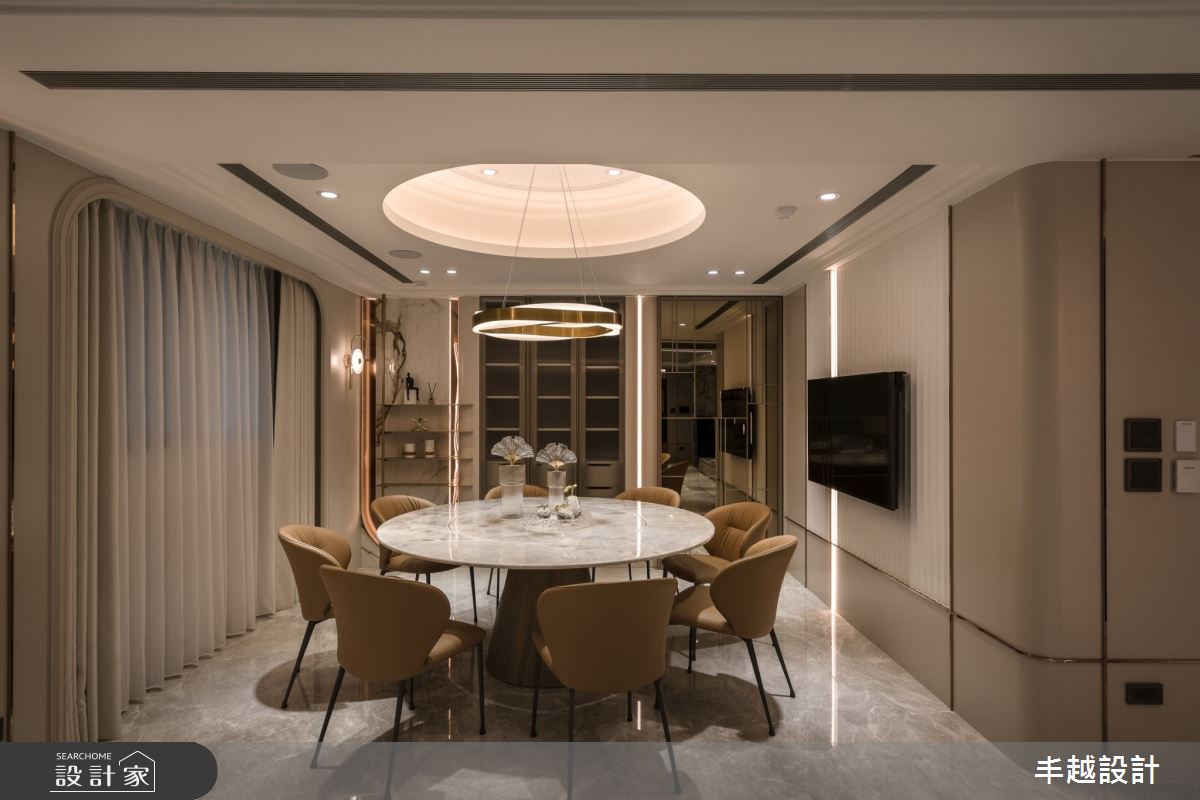80坪新成屋(5年以下)＿現代低奢風餐廳案例圖片＿丰越設計＿丰越_79之5
