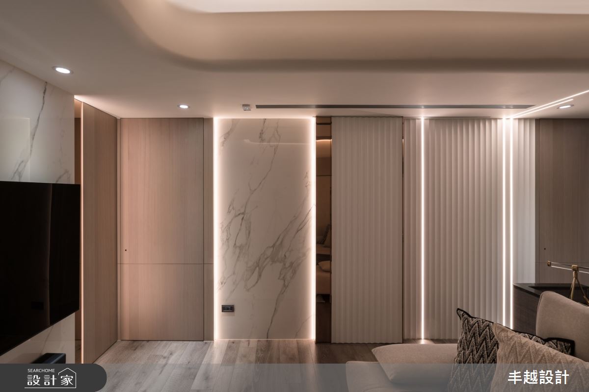 80坪新成屋(5年以下)＿現代低奢風客廳案例圖片＿丰越設計＿丰越_79之17