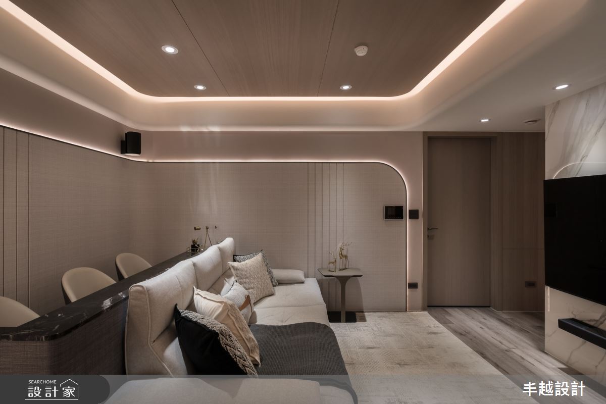 80坪新成屋(5年以下)＿現代低奢風客廳案例圖片＿丰越設計＿丰越_79之19
