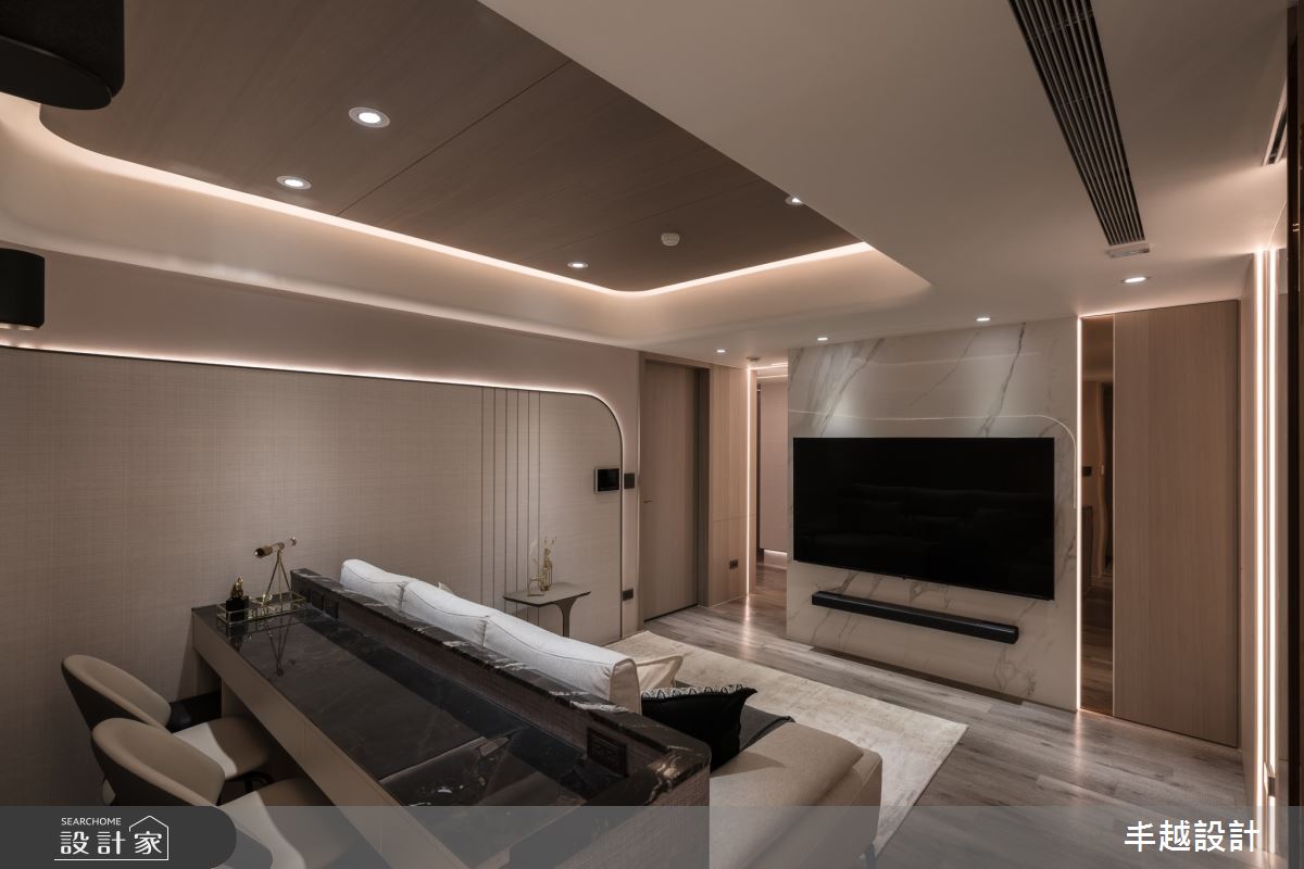 80坪新成屋(5年以下)＿現代低奢風客廳案例圖片＿丰越設計＿丰越_79之20