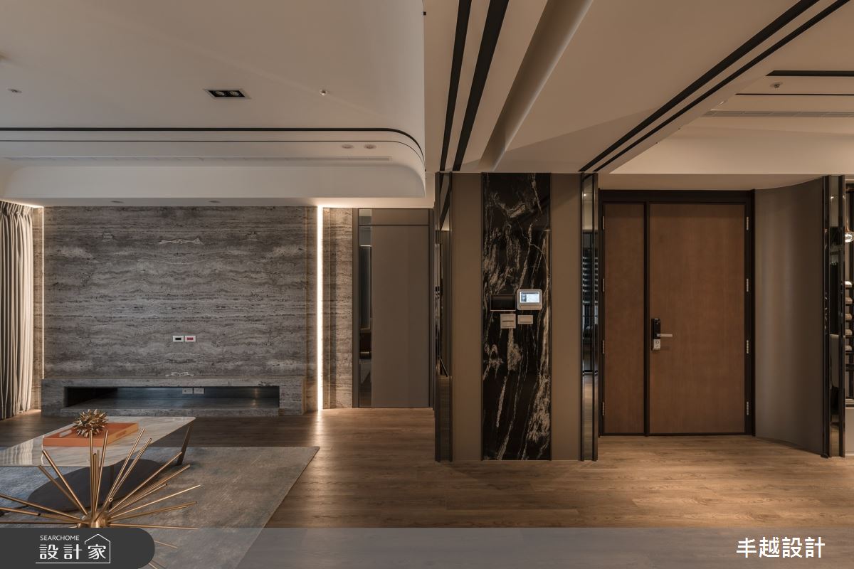 30坪新成屋(5年以下)＿現代風玄關客廳案例圖片＿丰越設計＿丰越_80之3